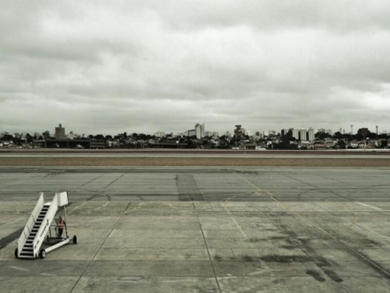 The Sao Paulo international aiport in Guarulhos, Brazil