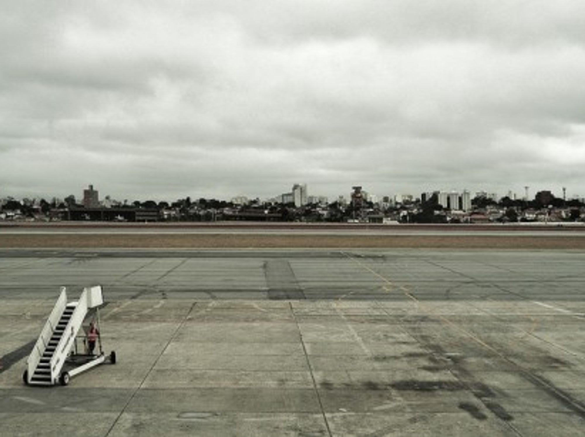 The Sao Paulo international aiport in Guarulhos, Brazil