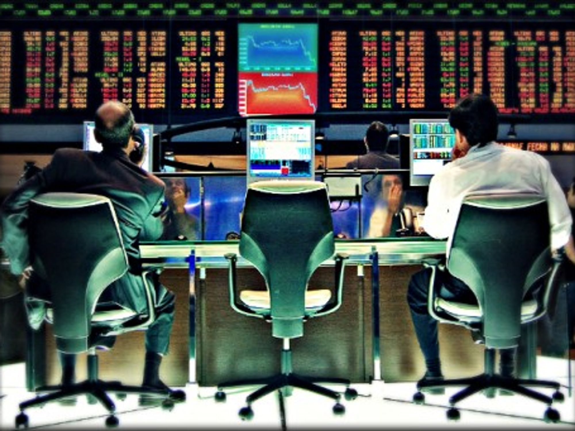 The Sao Paulo stock exchange