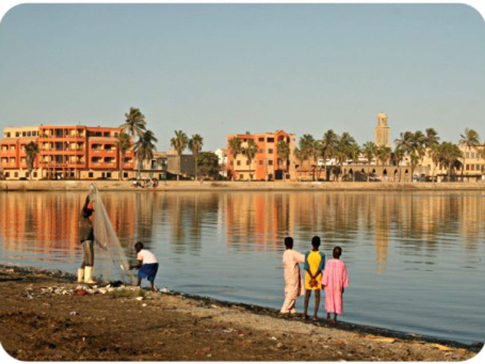 The Senegal River in Saint-Louis