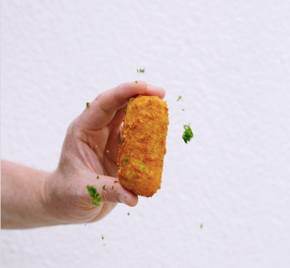 The shrimp croquette