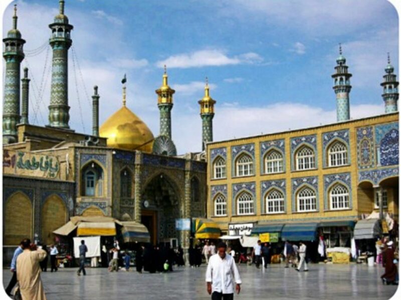 The shrine of Fatima al-Masumeh in Qom