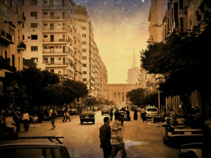 The streets of Cairo