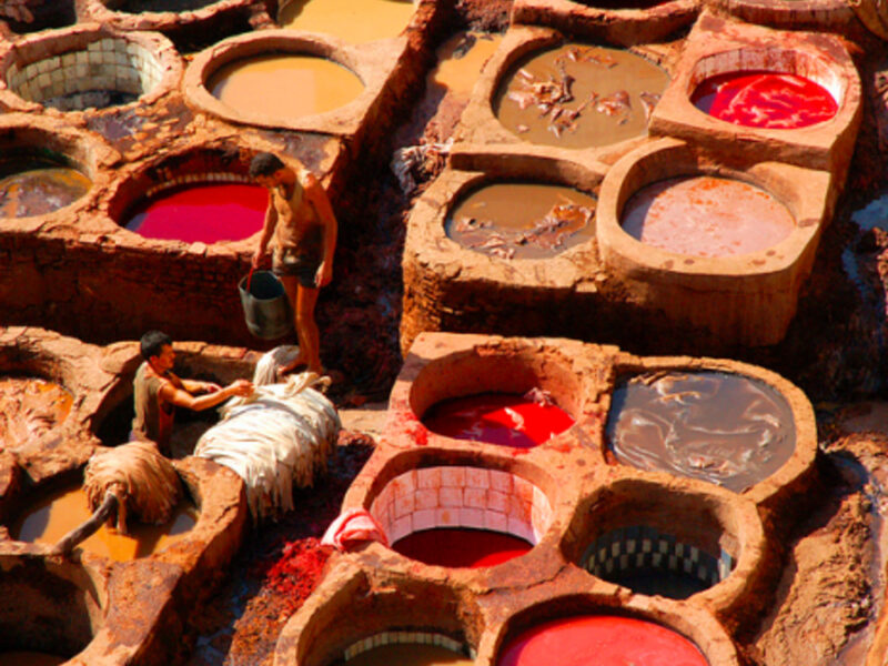 The tanneries of Fez