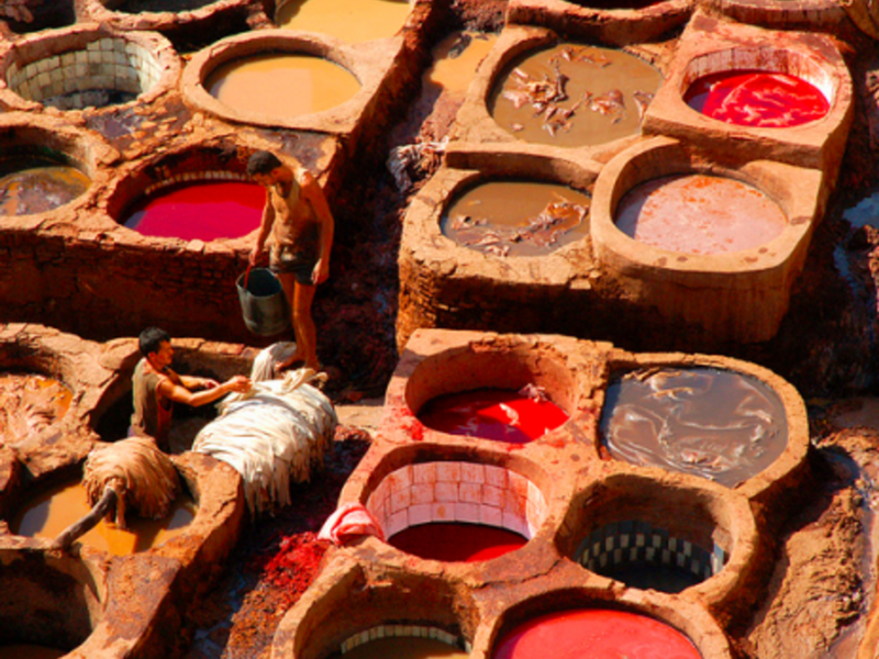 The tanneries of Fez