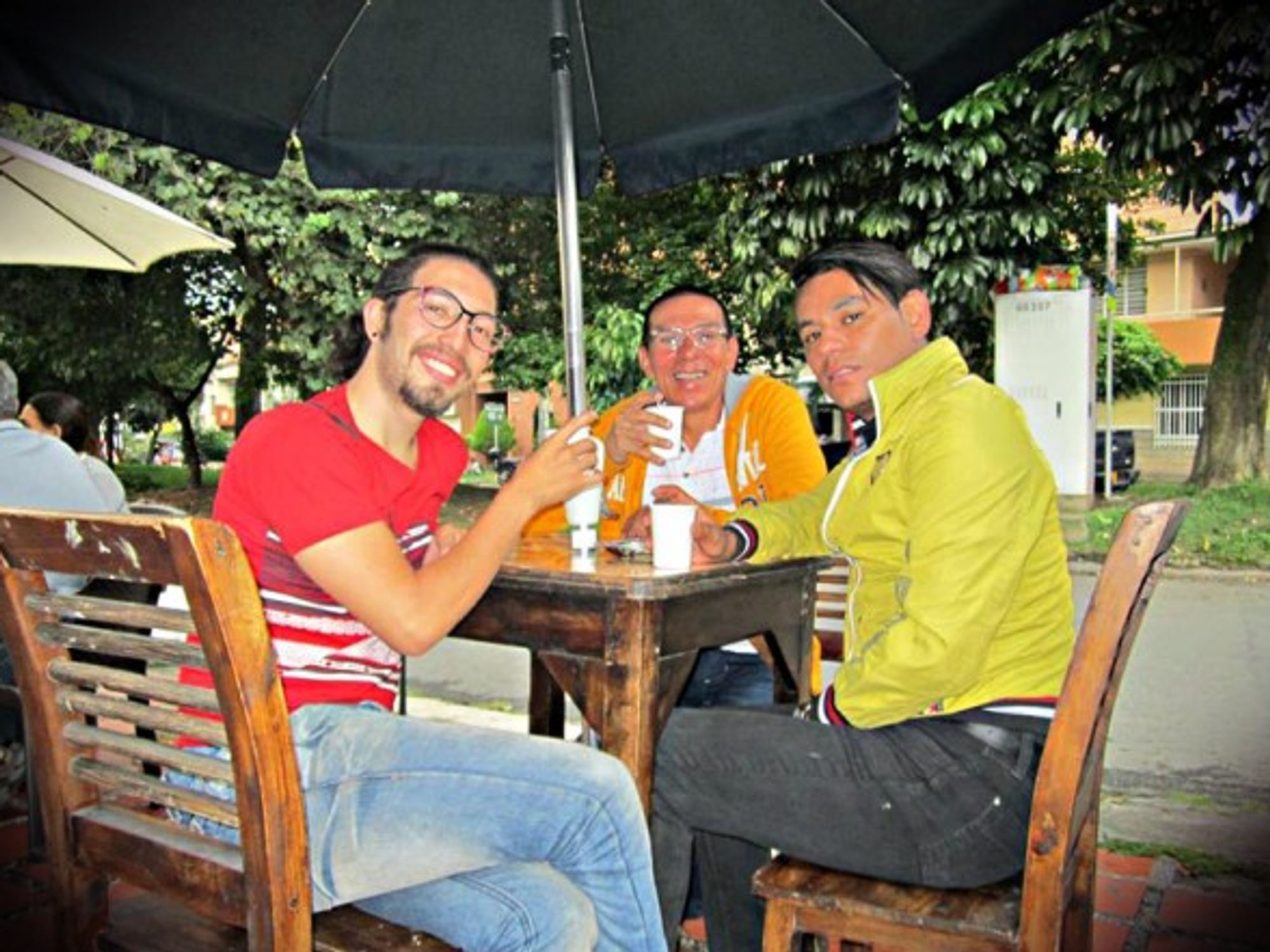 The three grooms