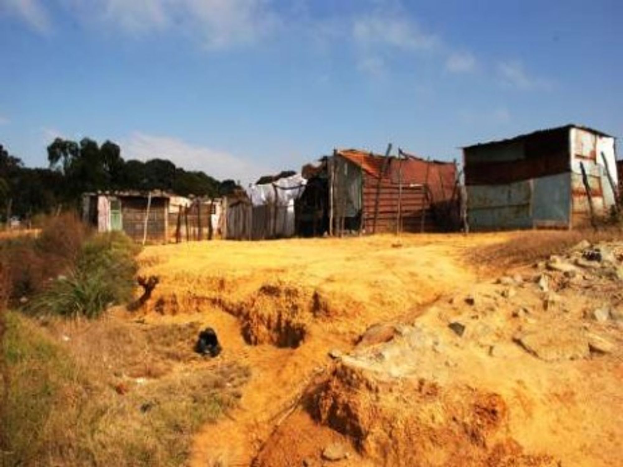 The Tudor Shaft informal settlement
