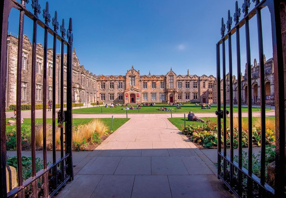 The University of Saint Andrews quad.