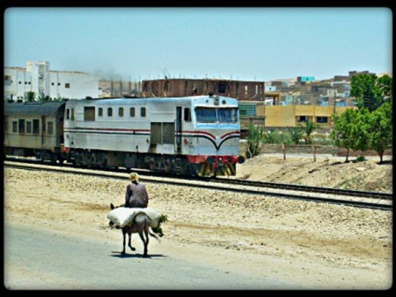 The Upper Egypt line near Aswan