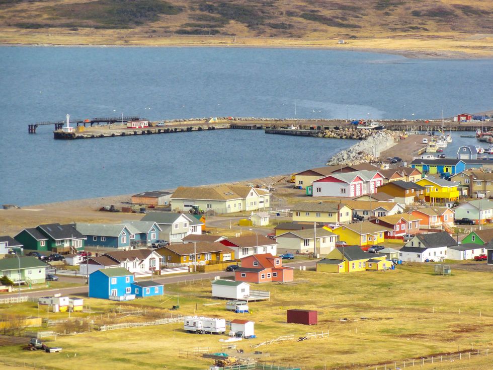 The village of Miquelon and its 600 inhabitants are threatened by sea-level rise.