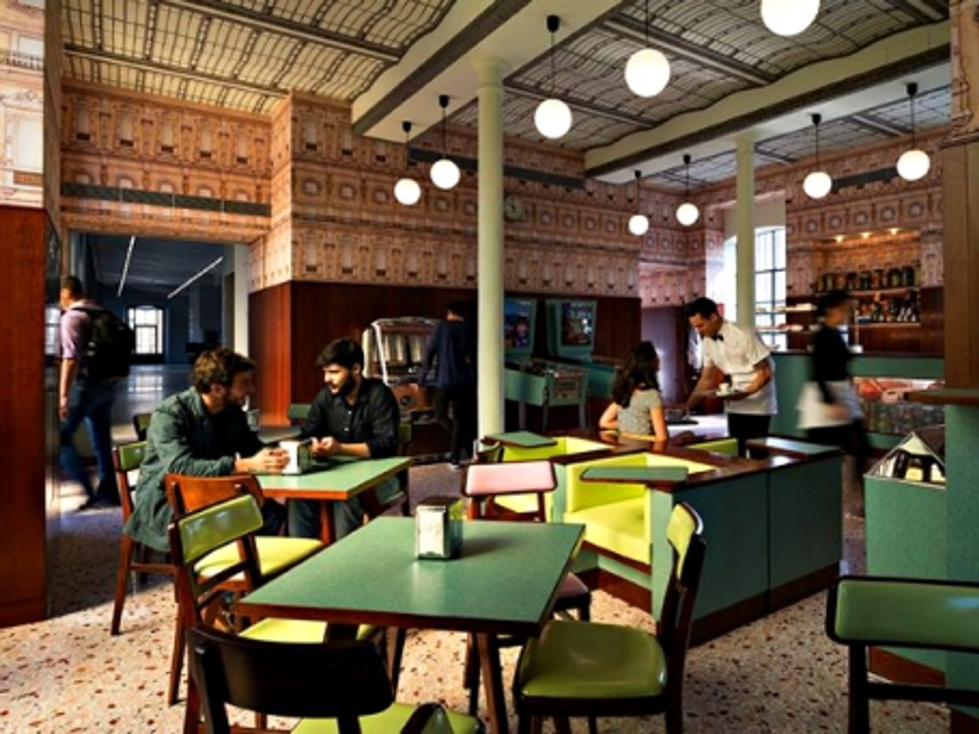 The Wes-Anderson-inspired Bar Luce in Milan