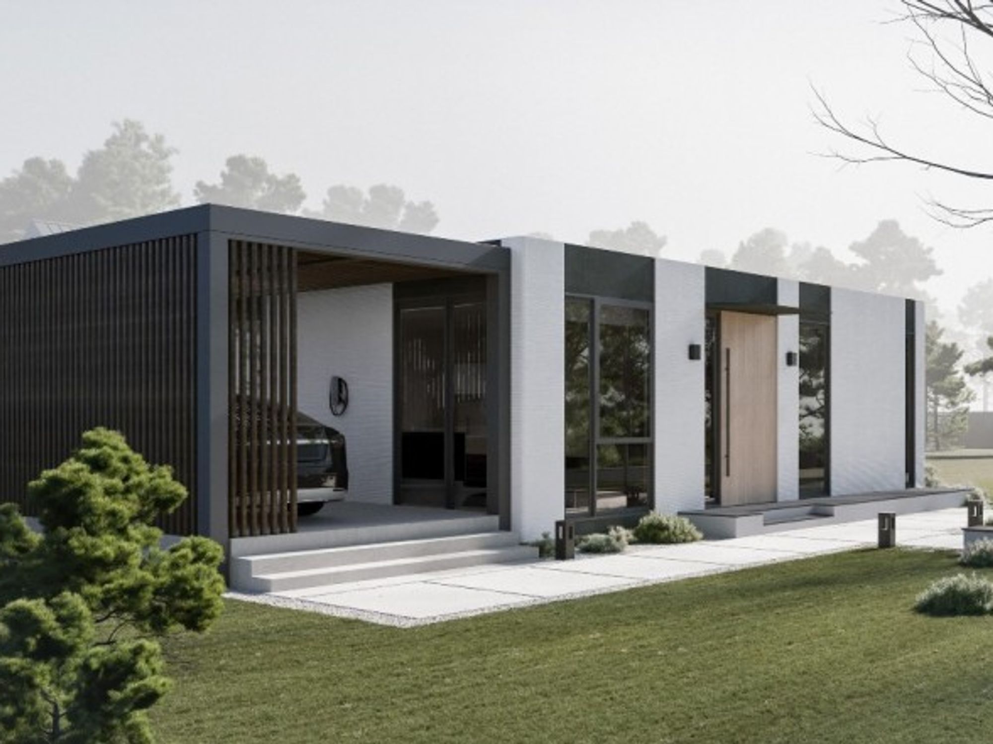 The world's first community of 3D-printed zero net-energy homes will be built in Rancho Mirage, California.