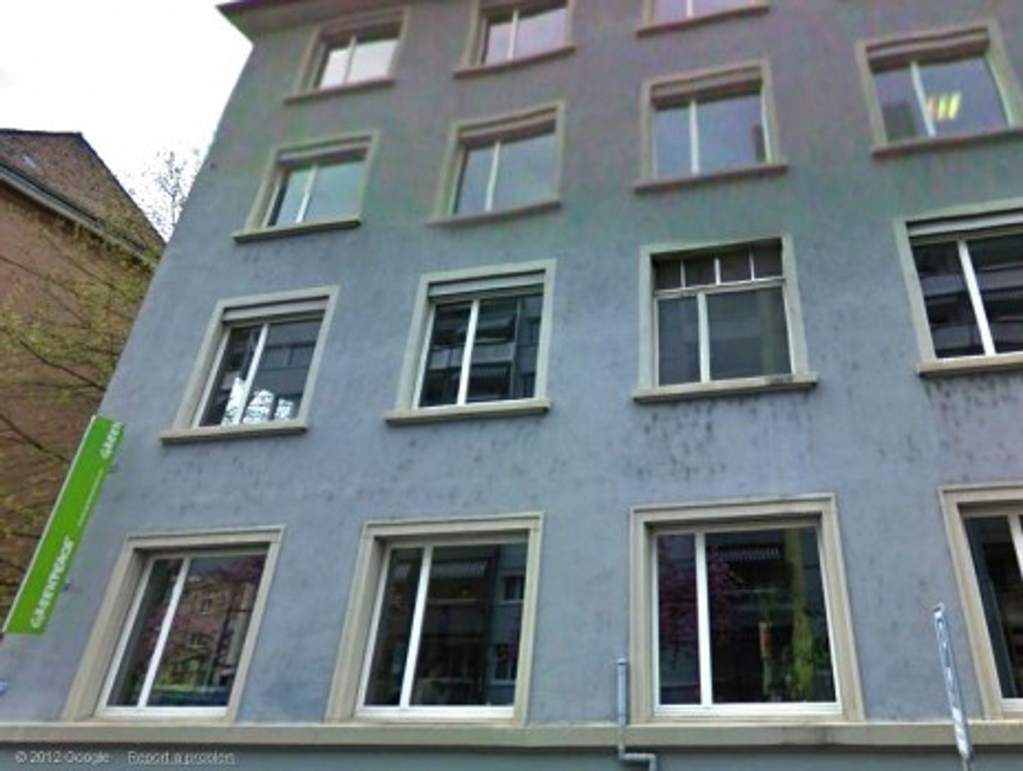 The Zurich offices of Greenpeace (Google Maps)