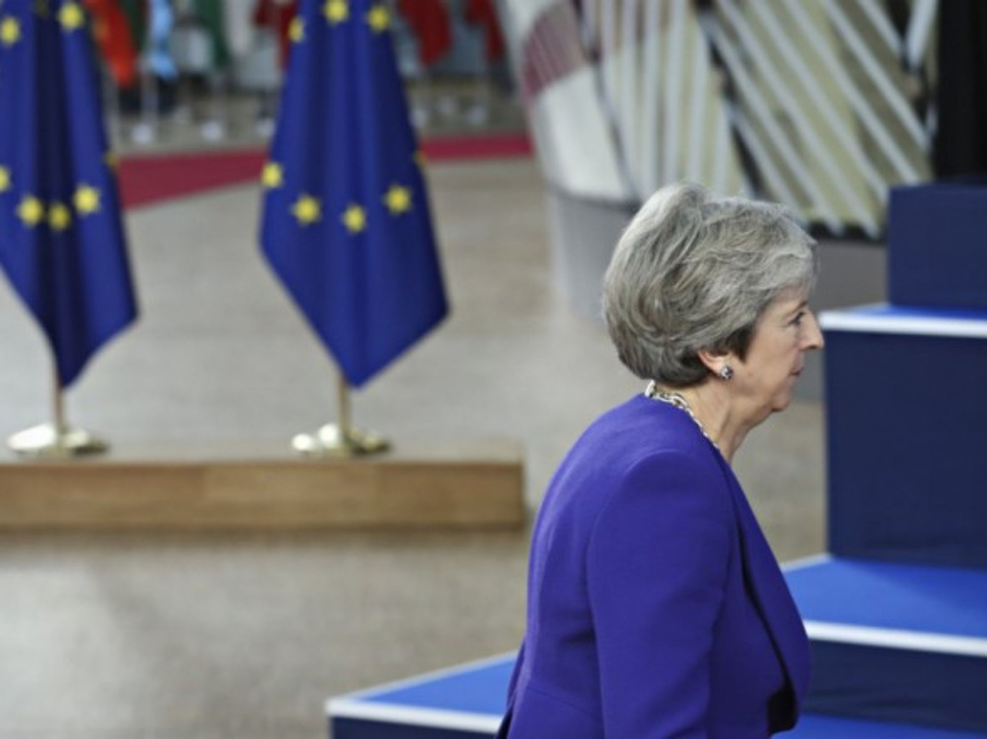 Theresa May on Oct. 18