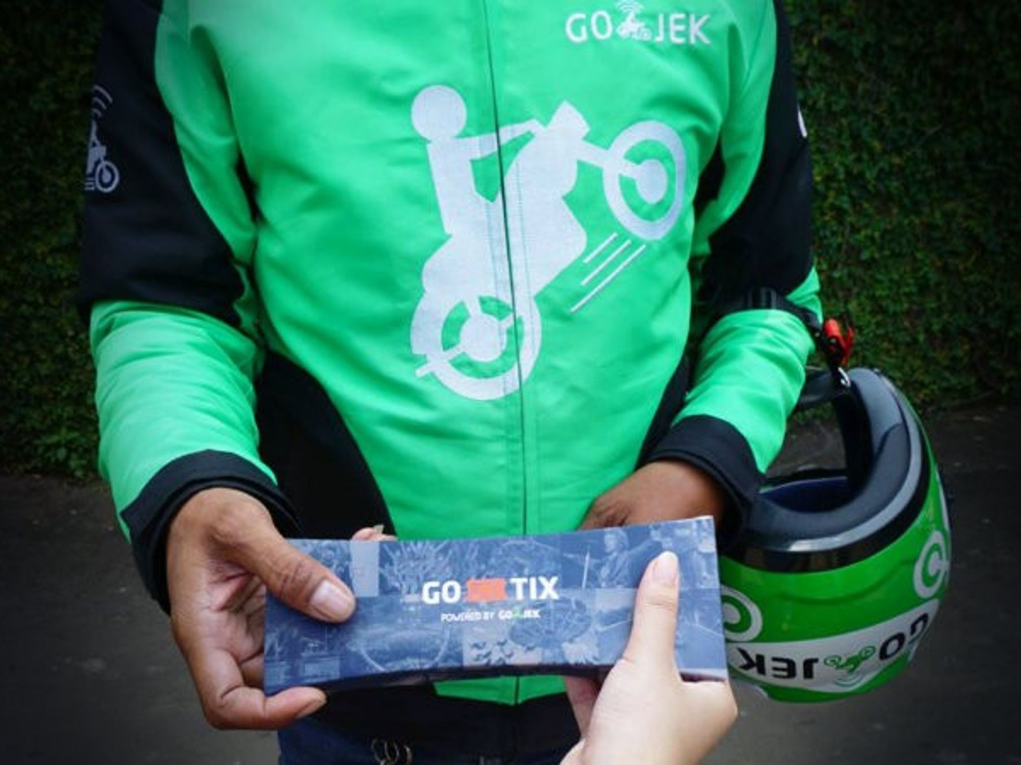 Ticket delivery via Go-Jek