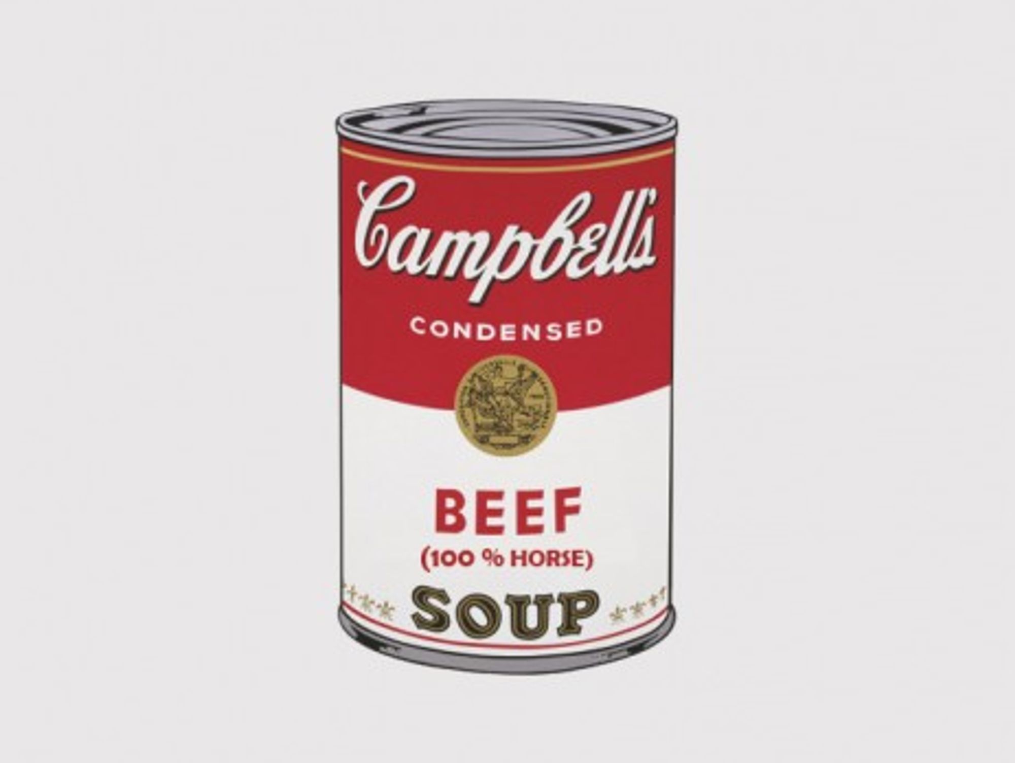 Time to update Andy Warhol's "Campbell's Soup Cans"?
