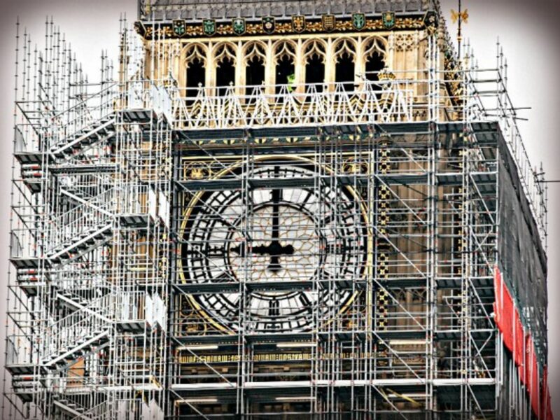 Times change? A Big Ben facelift began in 2017