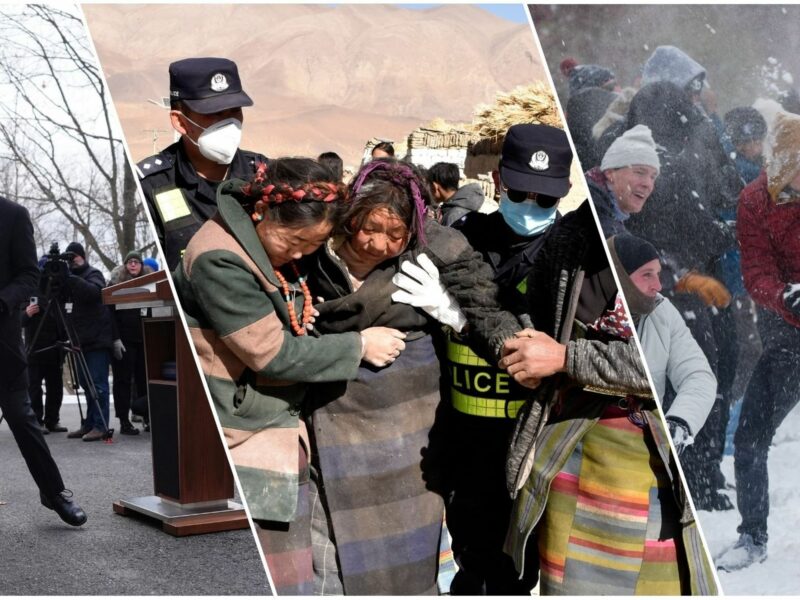 Today In Photos, January 7: Himalayan Quake, Charlie Hebdo Anniversary, DC Snowball Fight