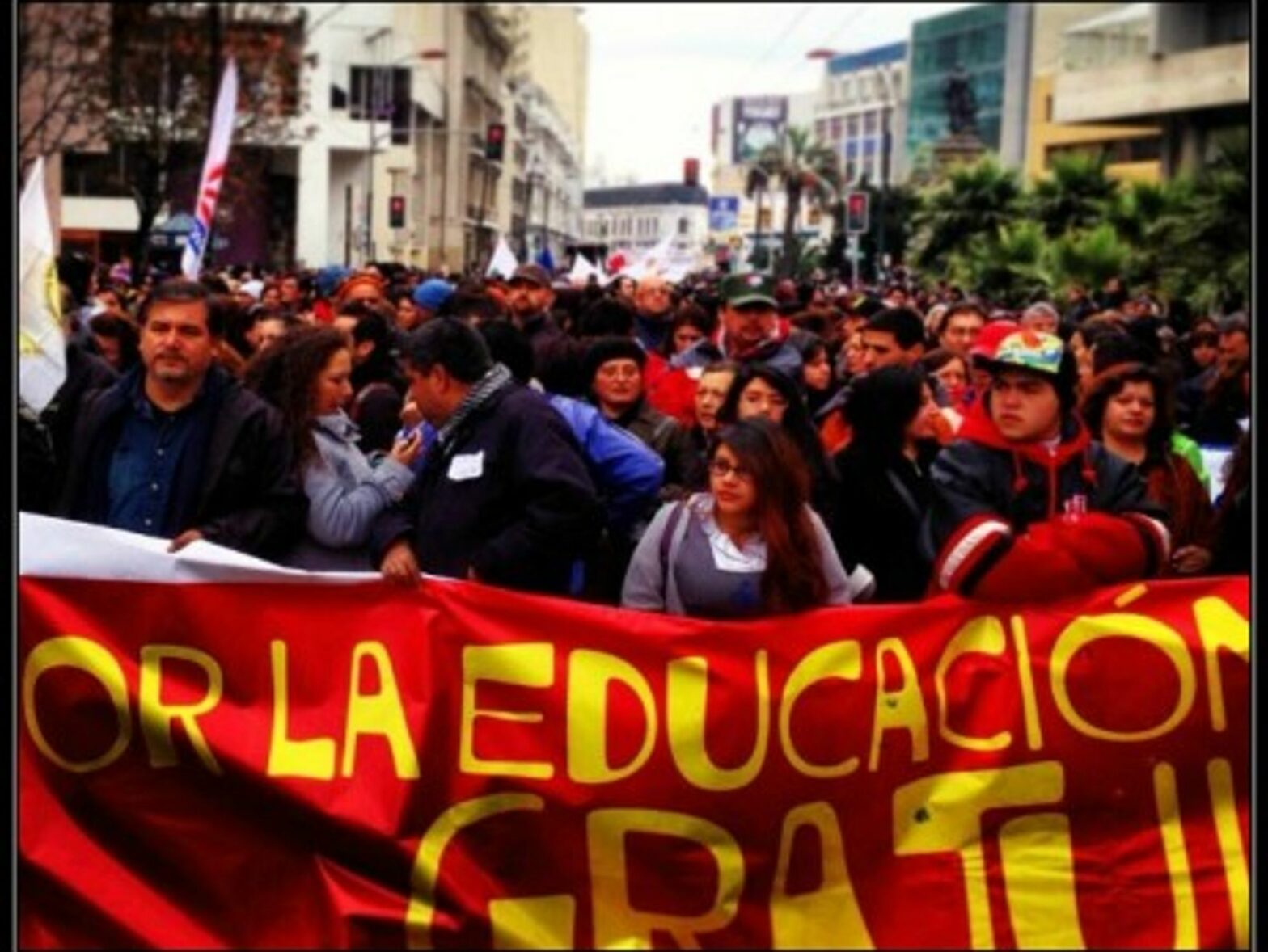 Today, nearly half of Chilean youth reach university