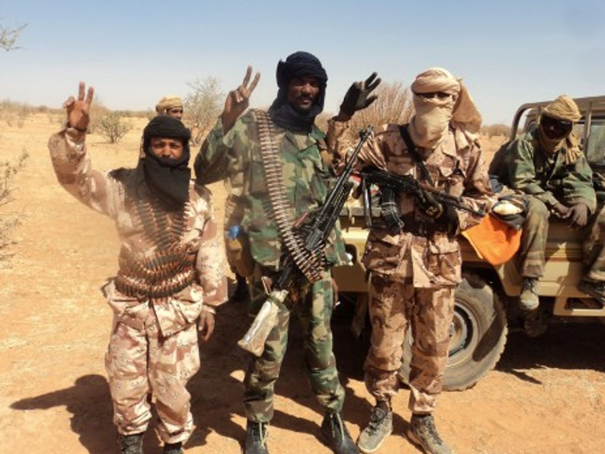 Touareg rebels in Mali (Magharebia)