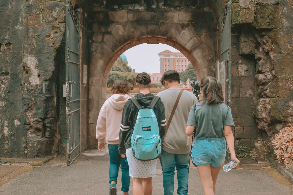 Tourists in Manila, Philippines