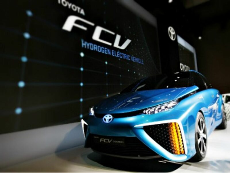 Toyota's FCV hydrogen electric concept car
