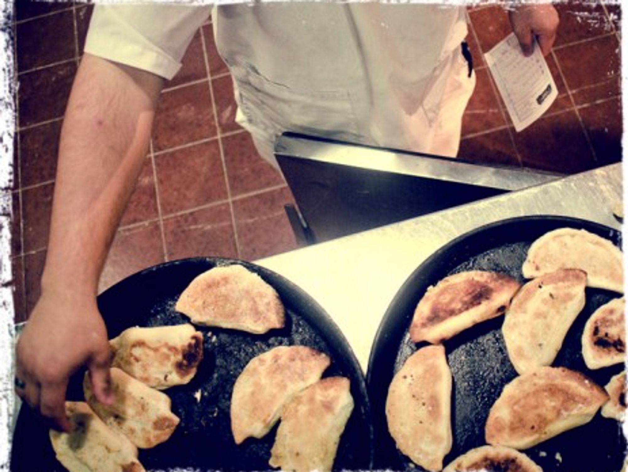 Traditional Argentinian dishes (here, empanadas) tend to be somewhat heavy...