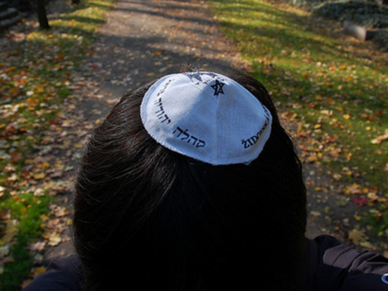 Traditional Jewish males wear a kippa at all times