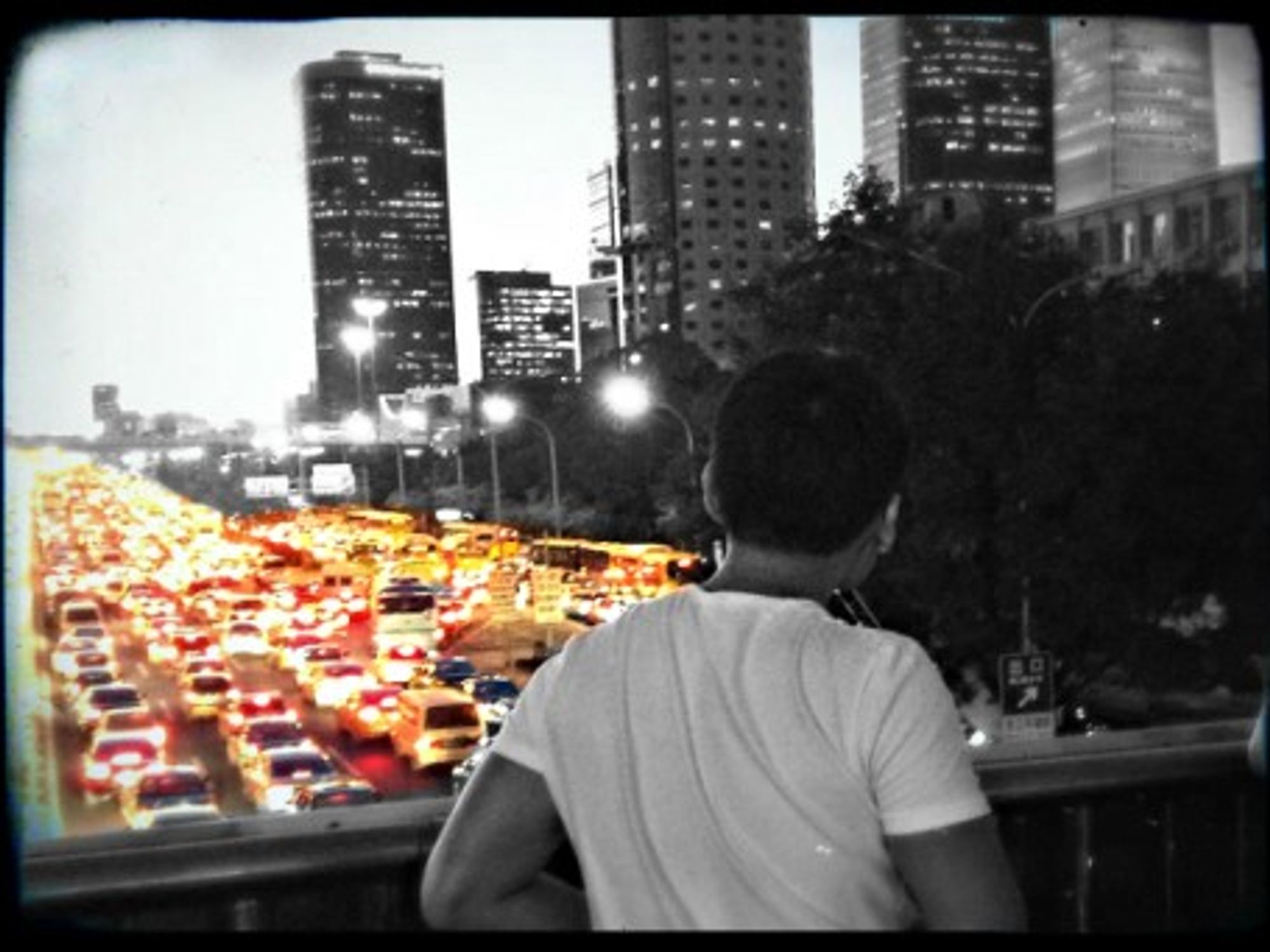Traffic jam in Beijing