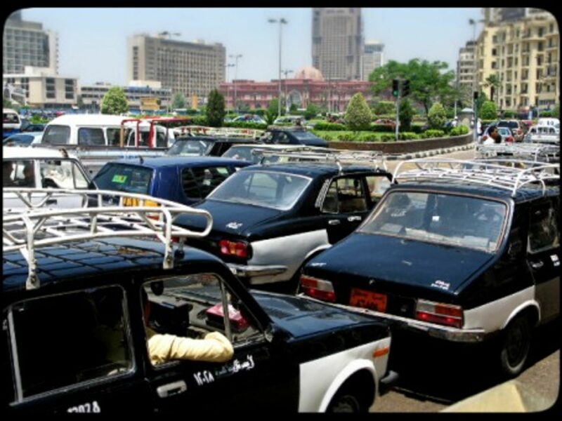 Traffic jam in Cairo
