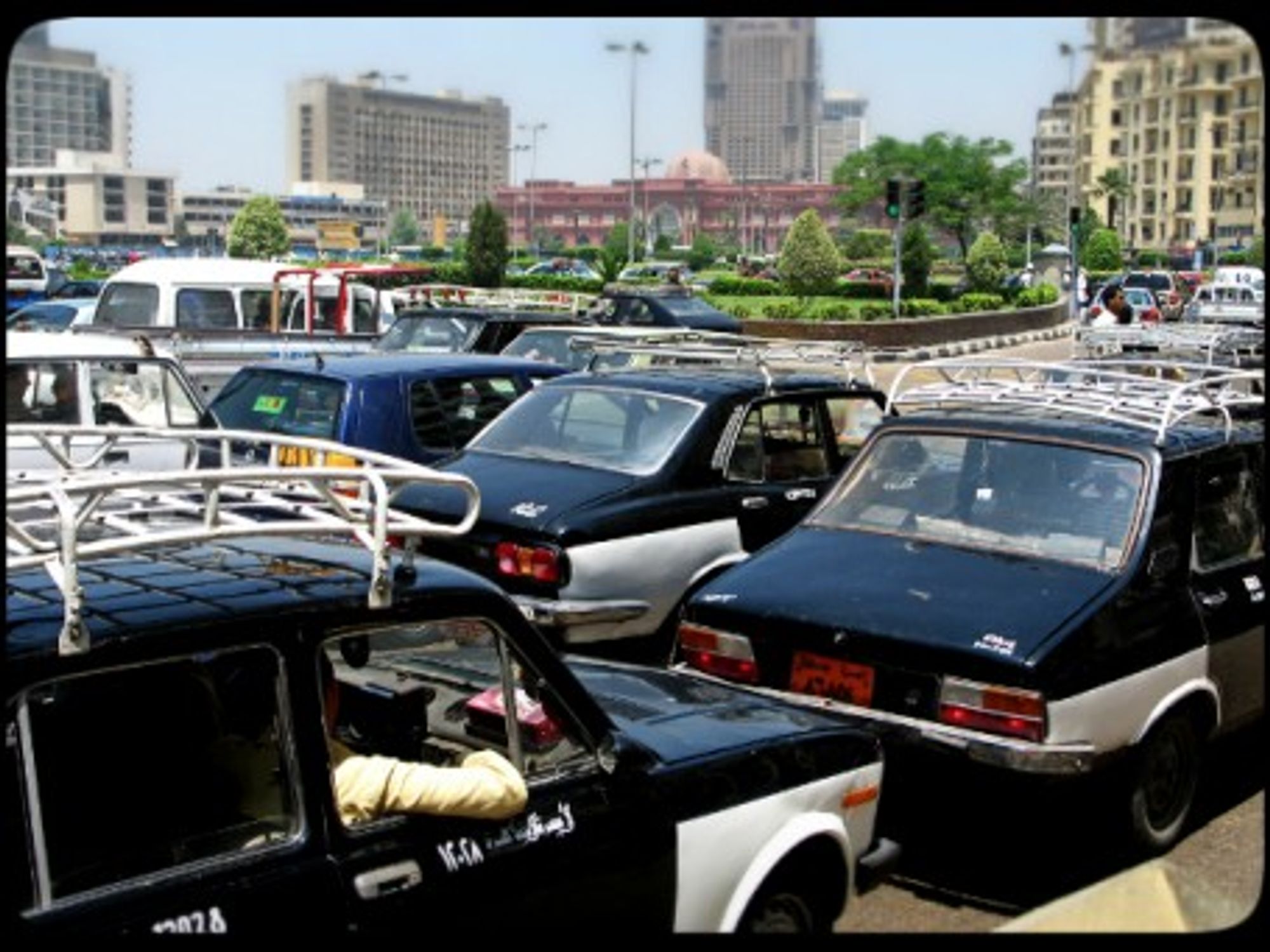 Traffic jam in Cairo
