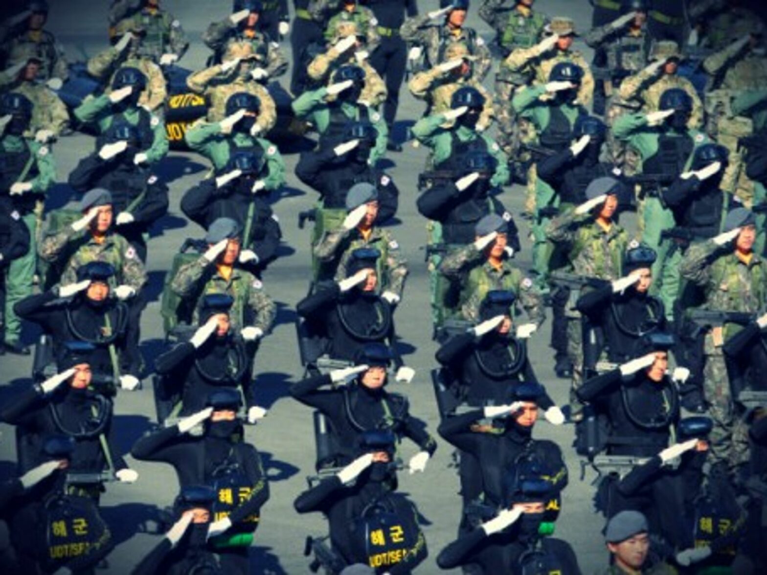 Troops in Seoul