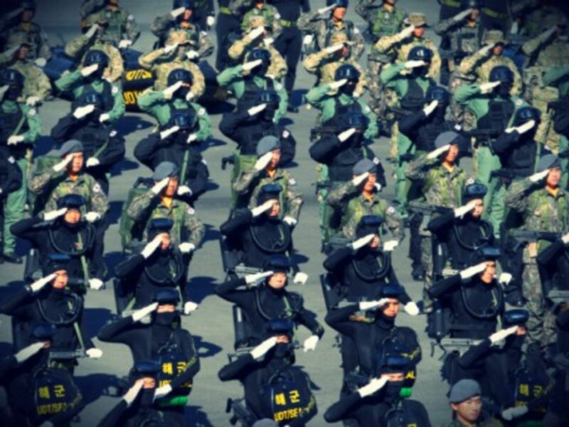 Troops in Seoul