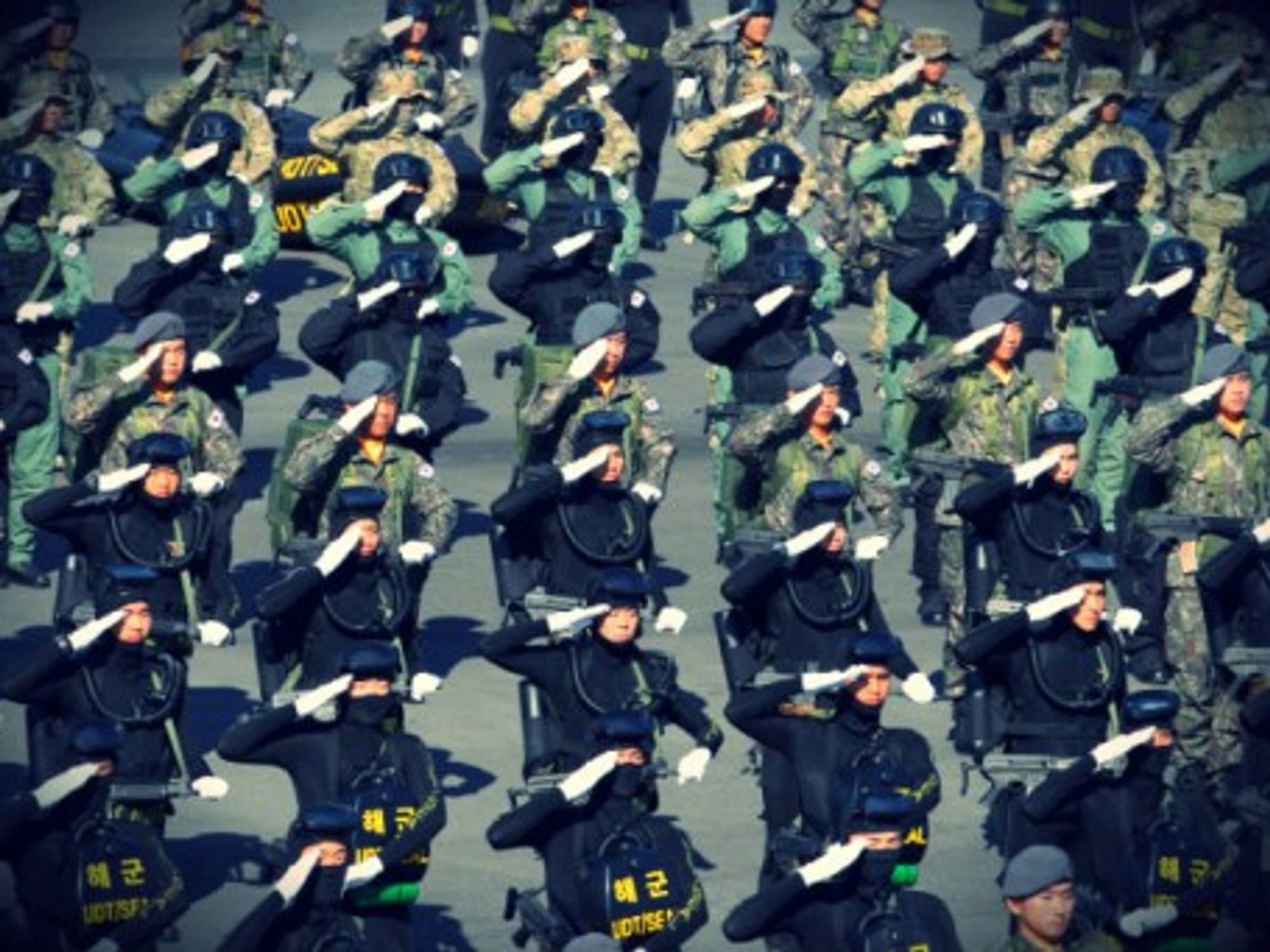 Troops in Seoul