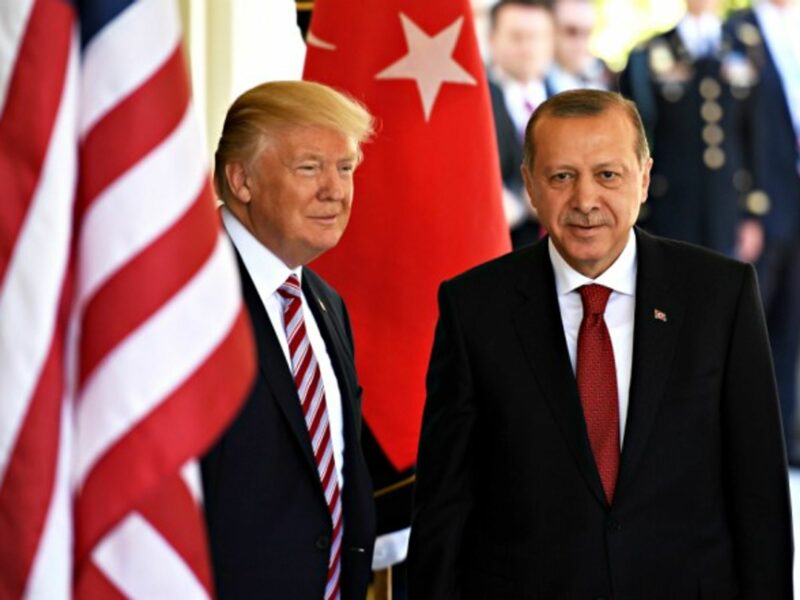 Trump and Erdogan in Washington on May 16