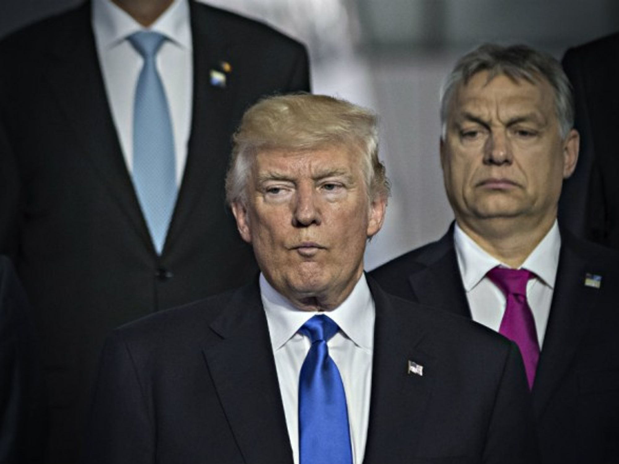 Trump and Hungarian Prime Minister Viktor Orban