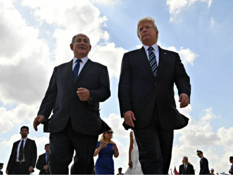 Trump and Netanyahu on May 23.