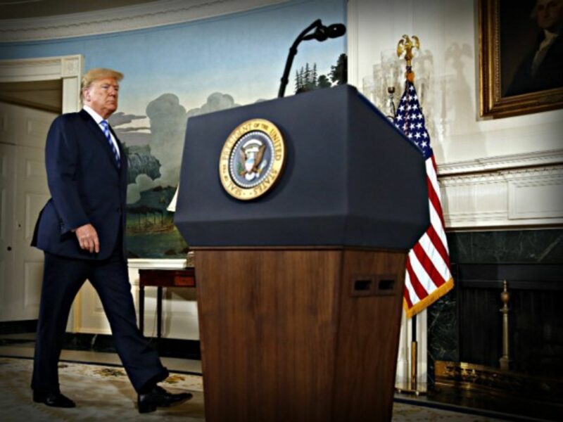 Trump announces his decision to scrap the Iran nuclear deal