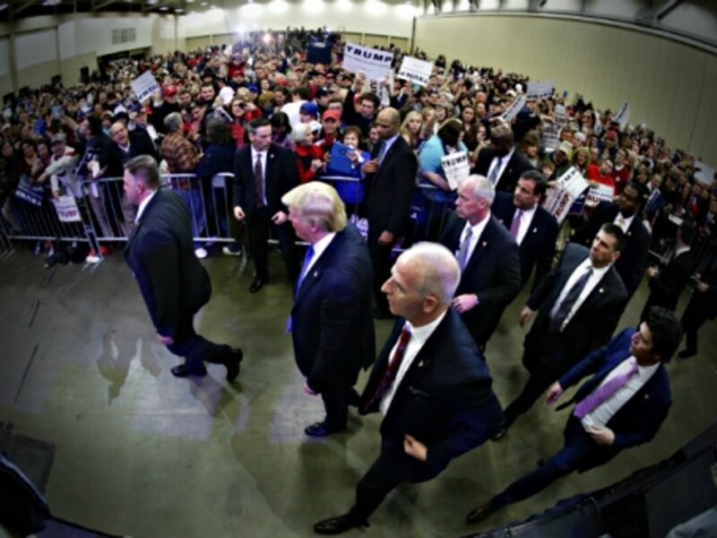 Trump in the eye of his supporters
