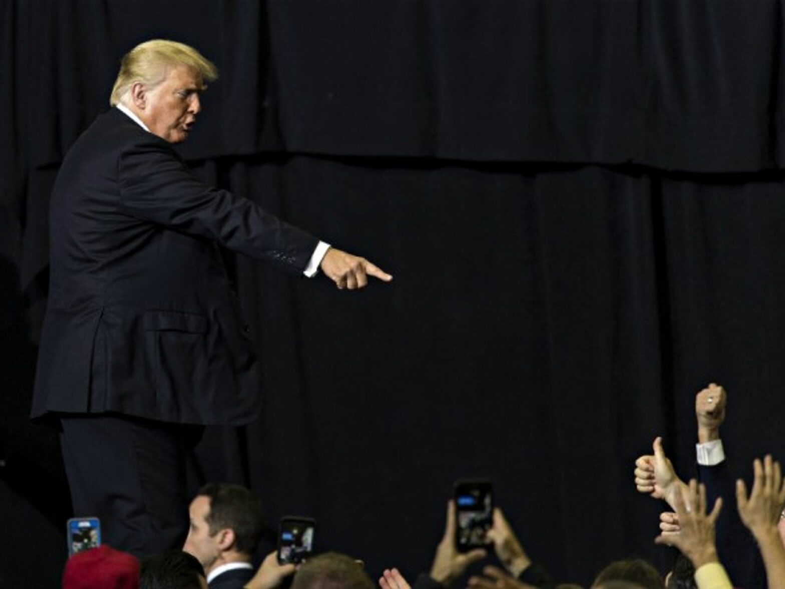 Trump in West Virginia on Sept. 29