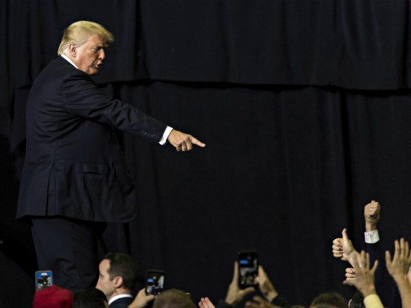 Trump in West Virginia on Sept. 29