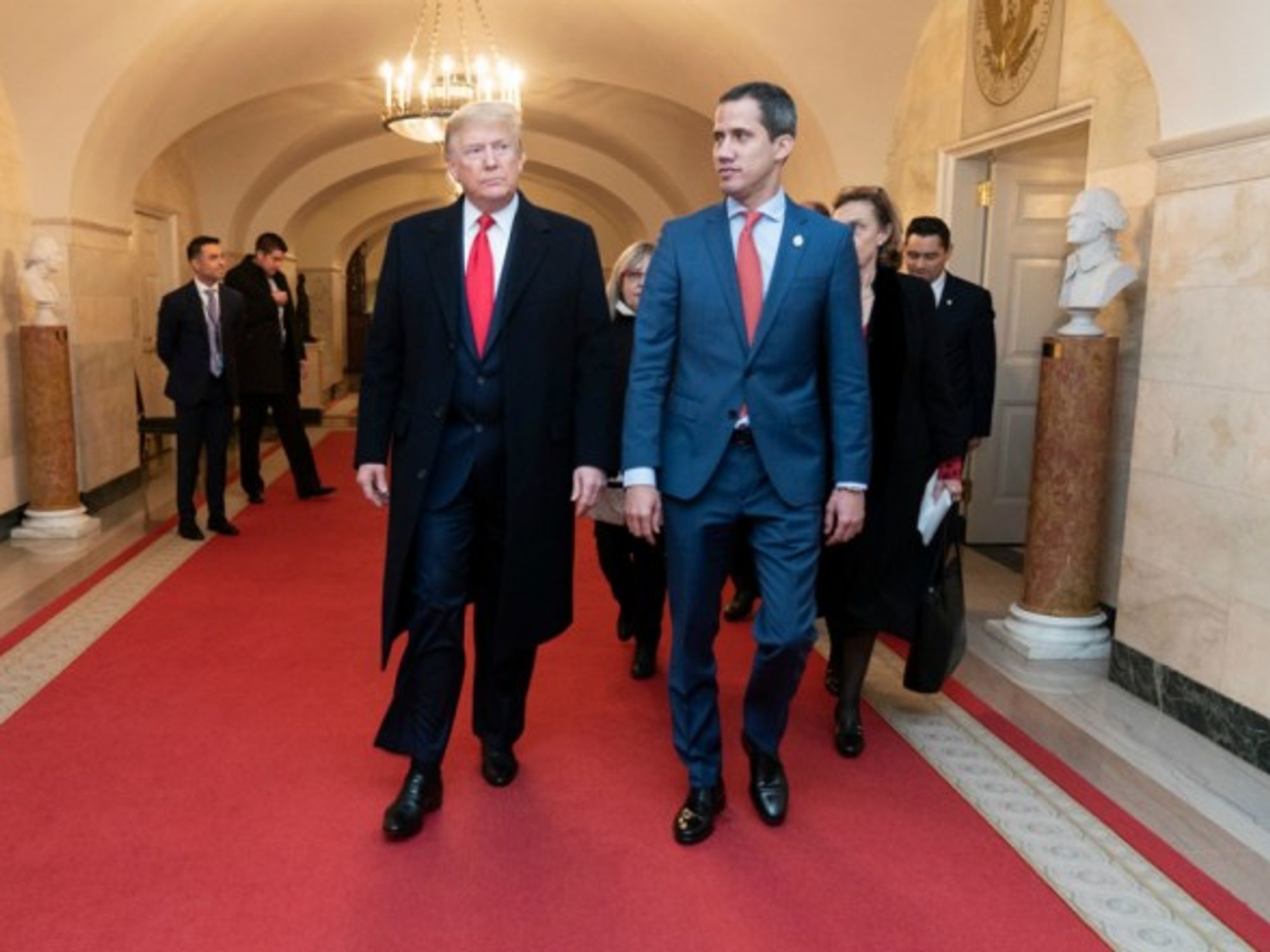Trump meets Juan Gaido in Washington on Februrary 05 2020