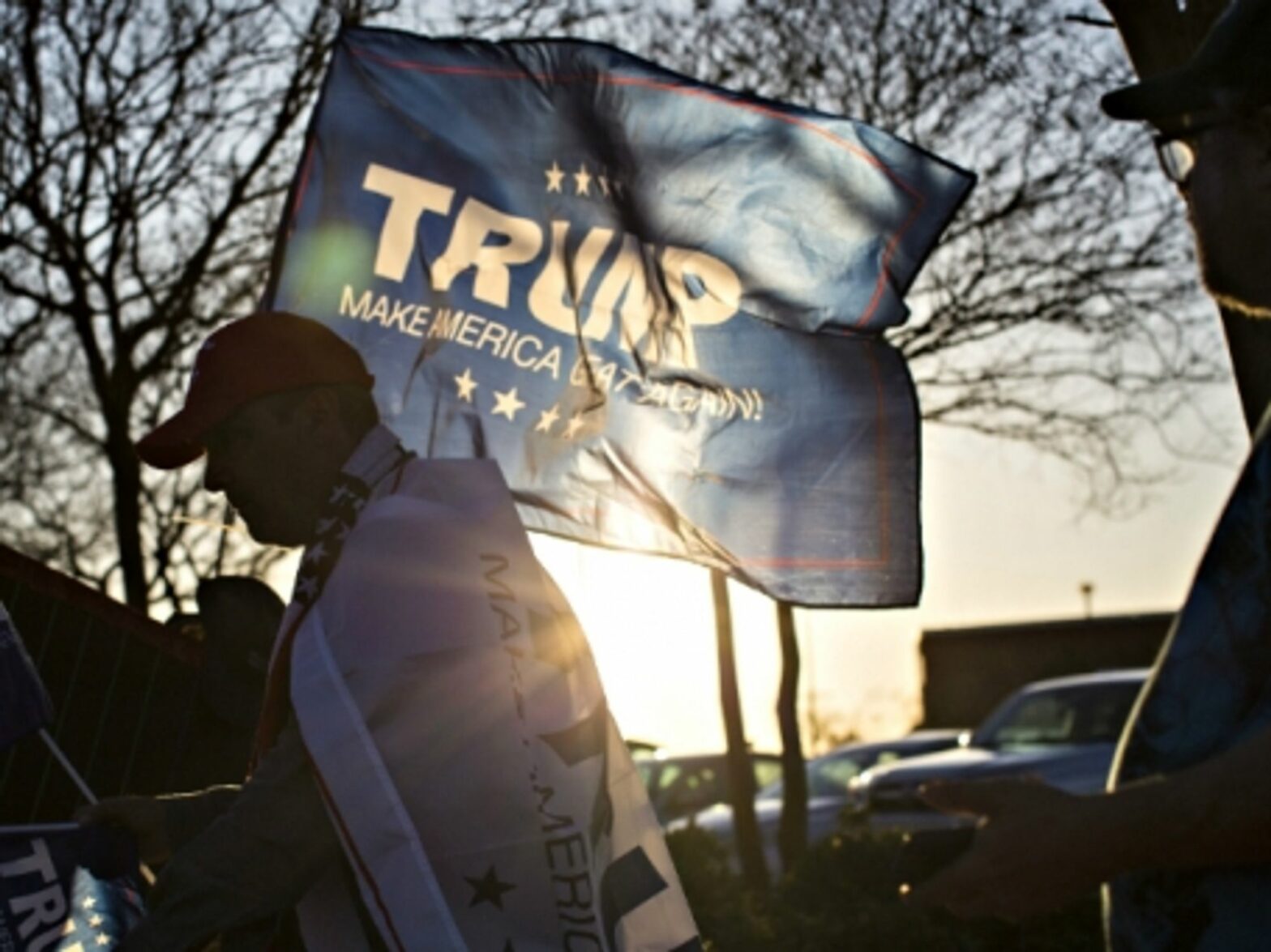 Trump supporter in Fayetteville, NC on March 9