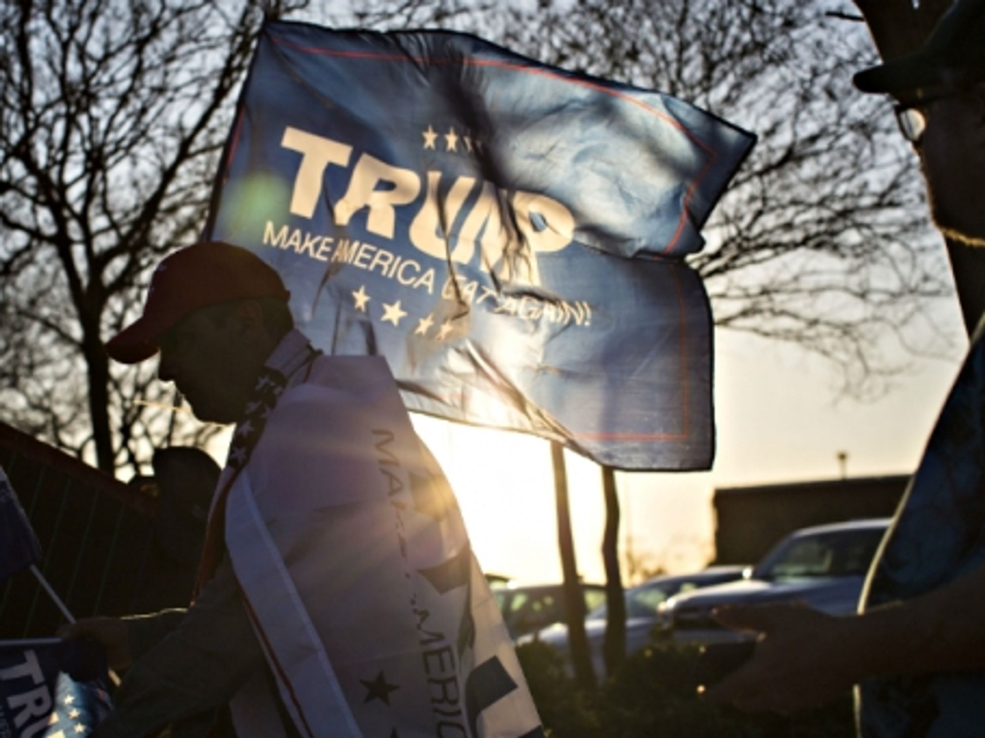 Trump supporter in Fayetteville, NC on March 9