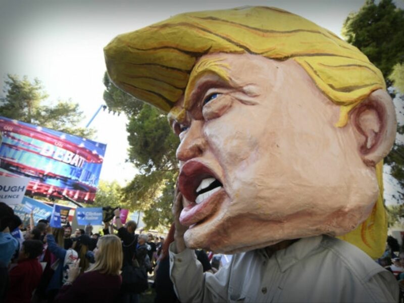 Trumping before Wednesday night's debate in Las Vegas