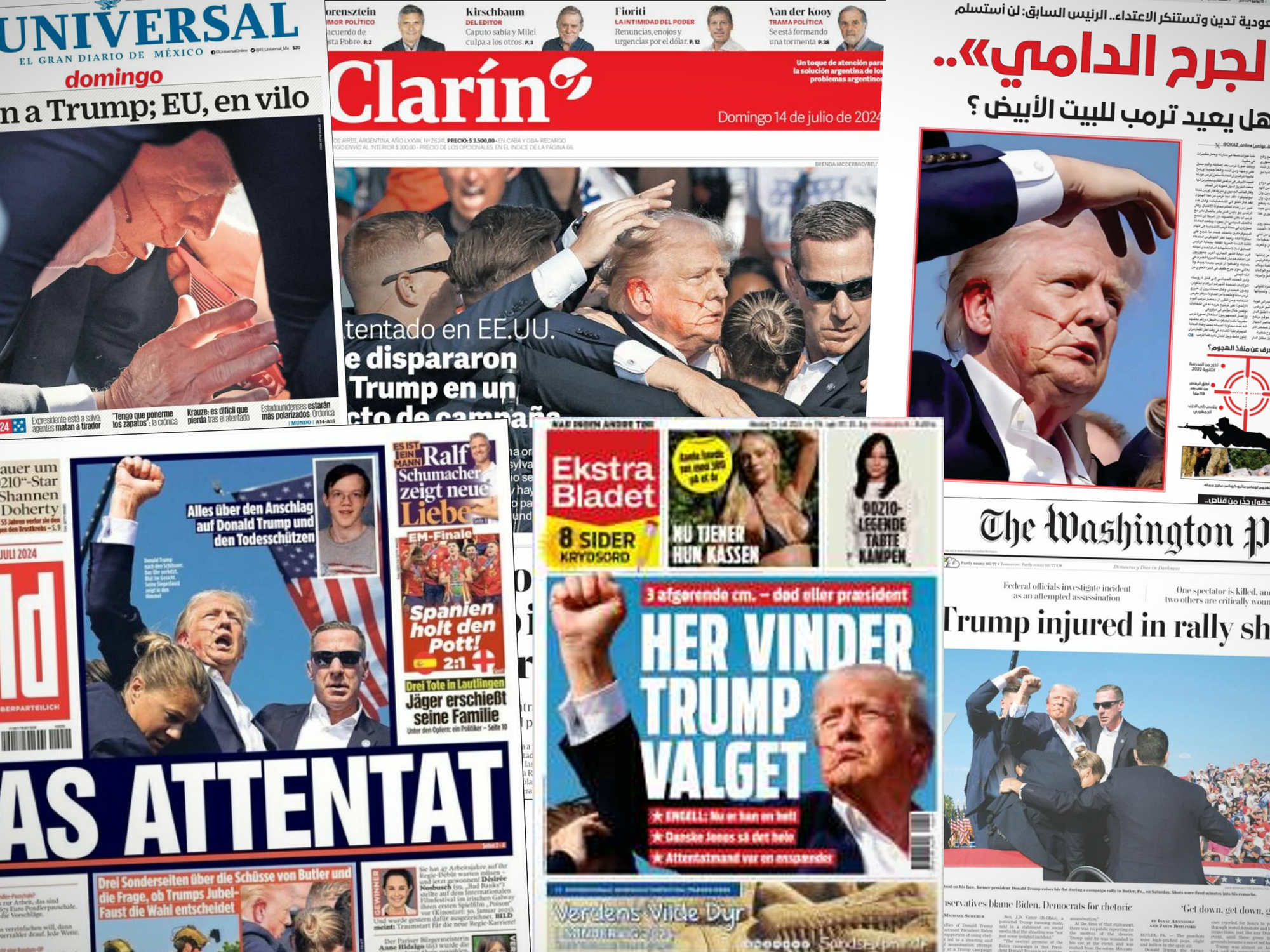 Trump's Raised Fist, Around The World: 20 Front Pages Of Assassination Attempt