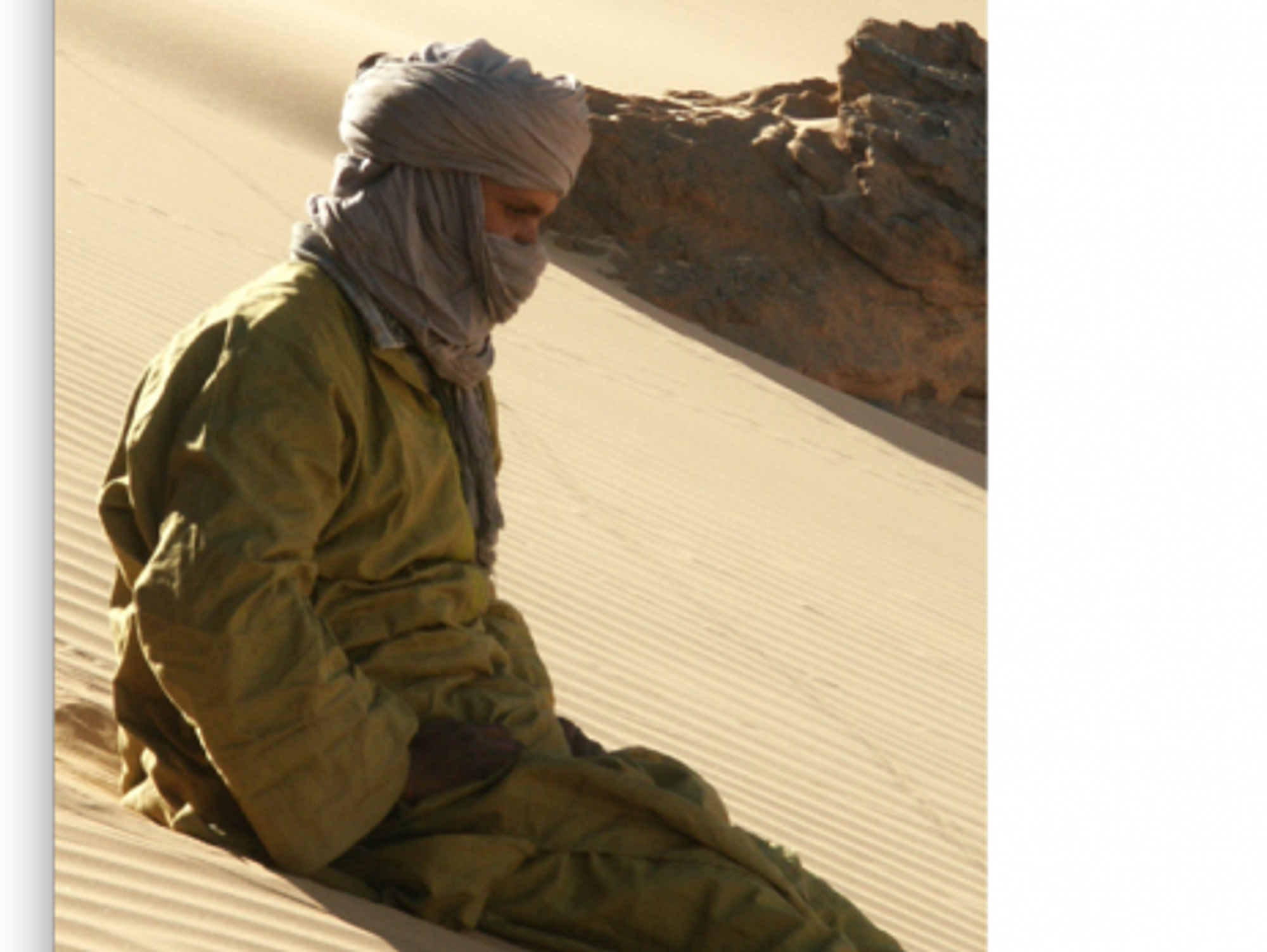 Tuaregs, like this man in Algeria, live in several different countries in North and West Africa (Garrondo)