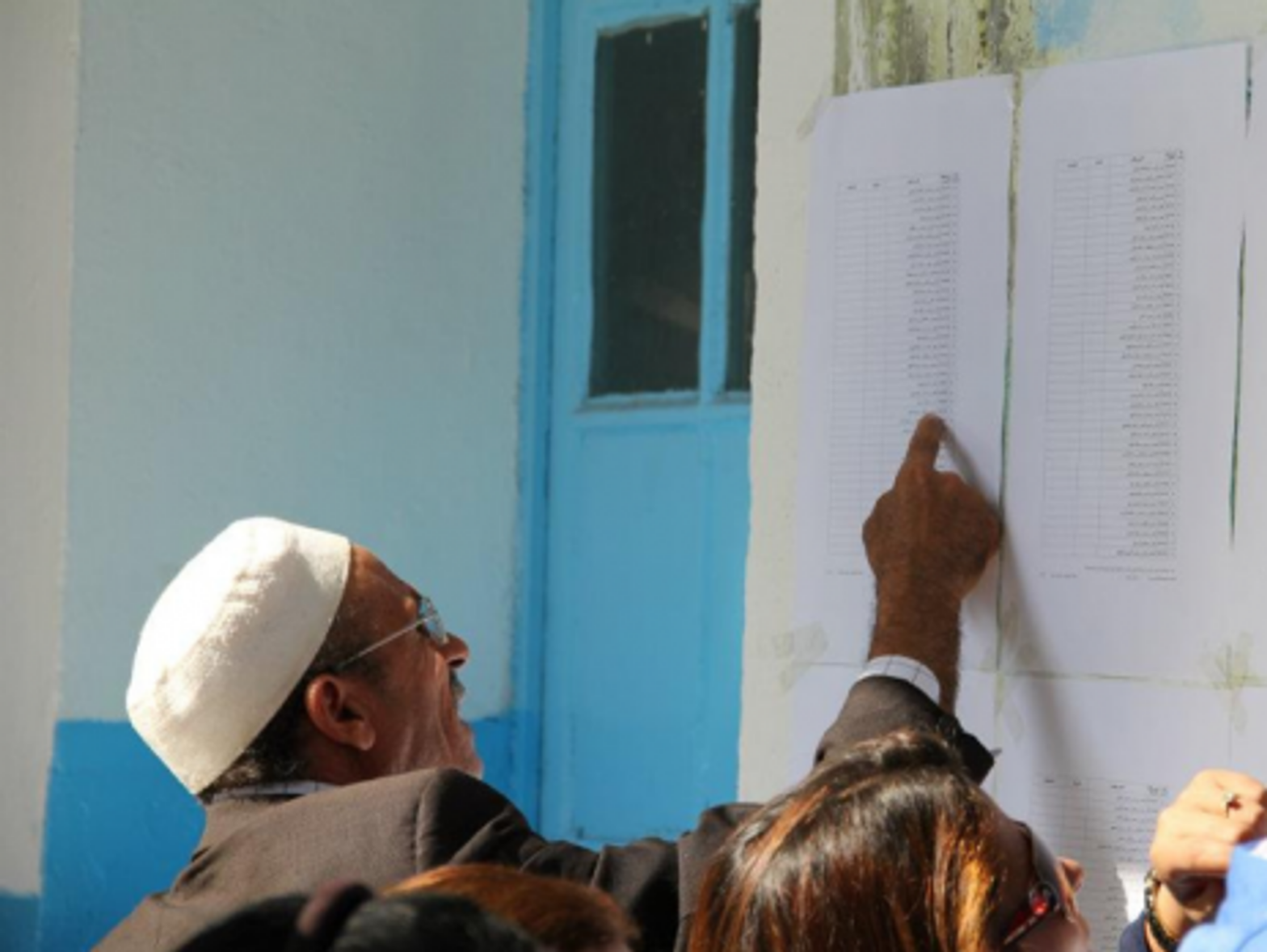 Tunisians voting on Oct. 23 (FreedomHouse)