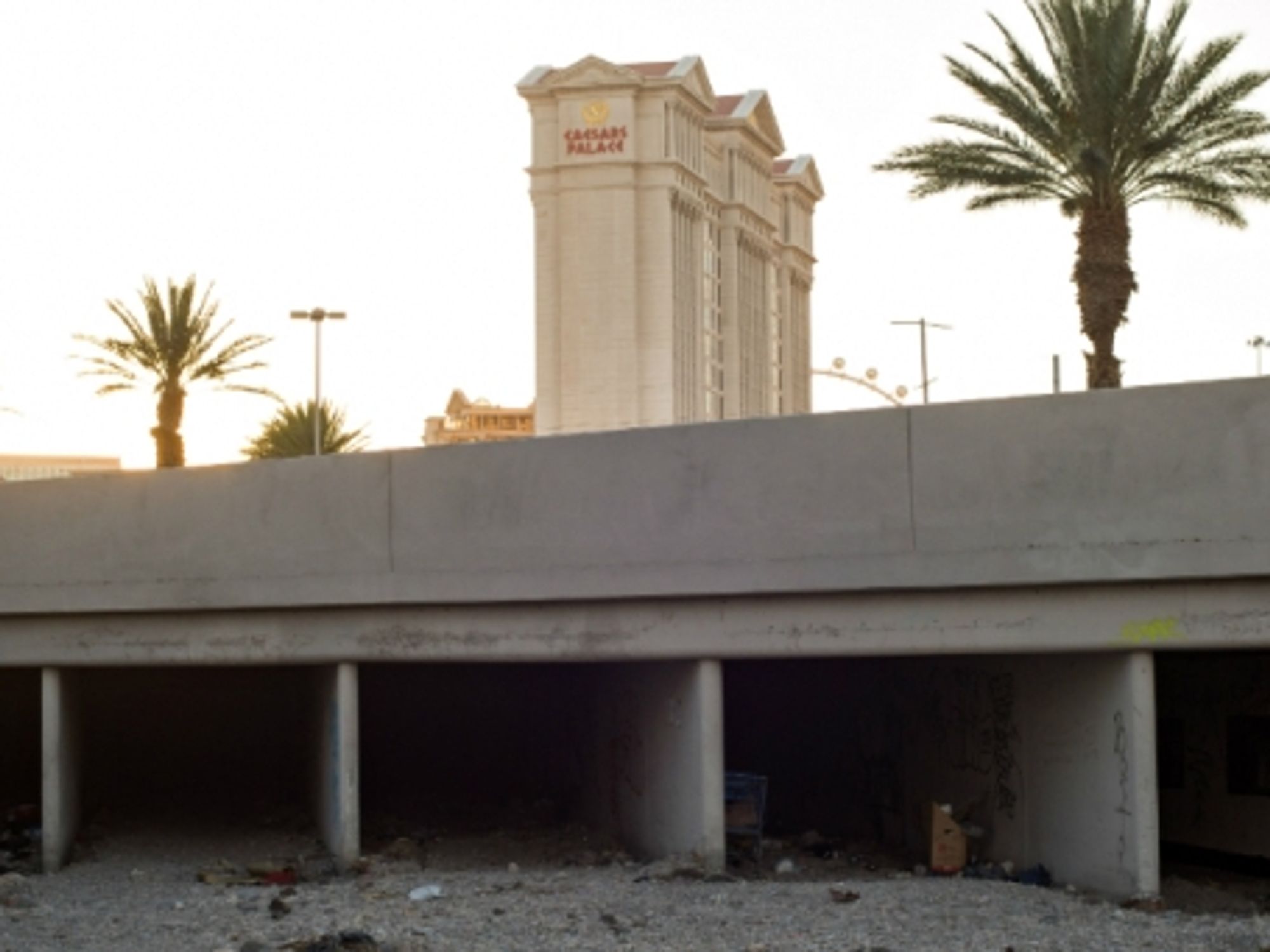 Tunnels beneath Las Vegas house the city's homeless