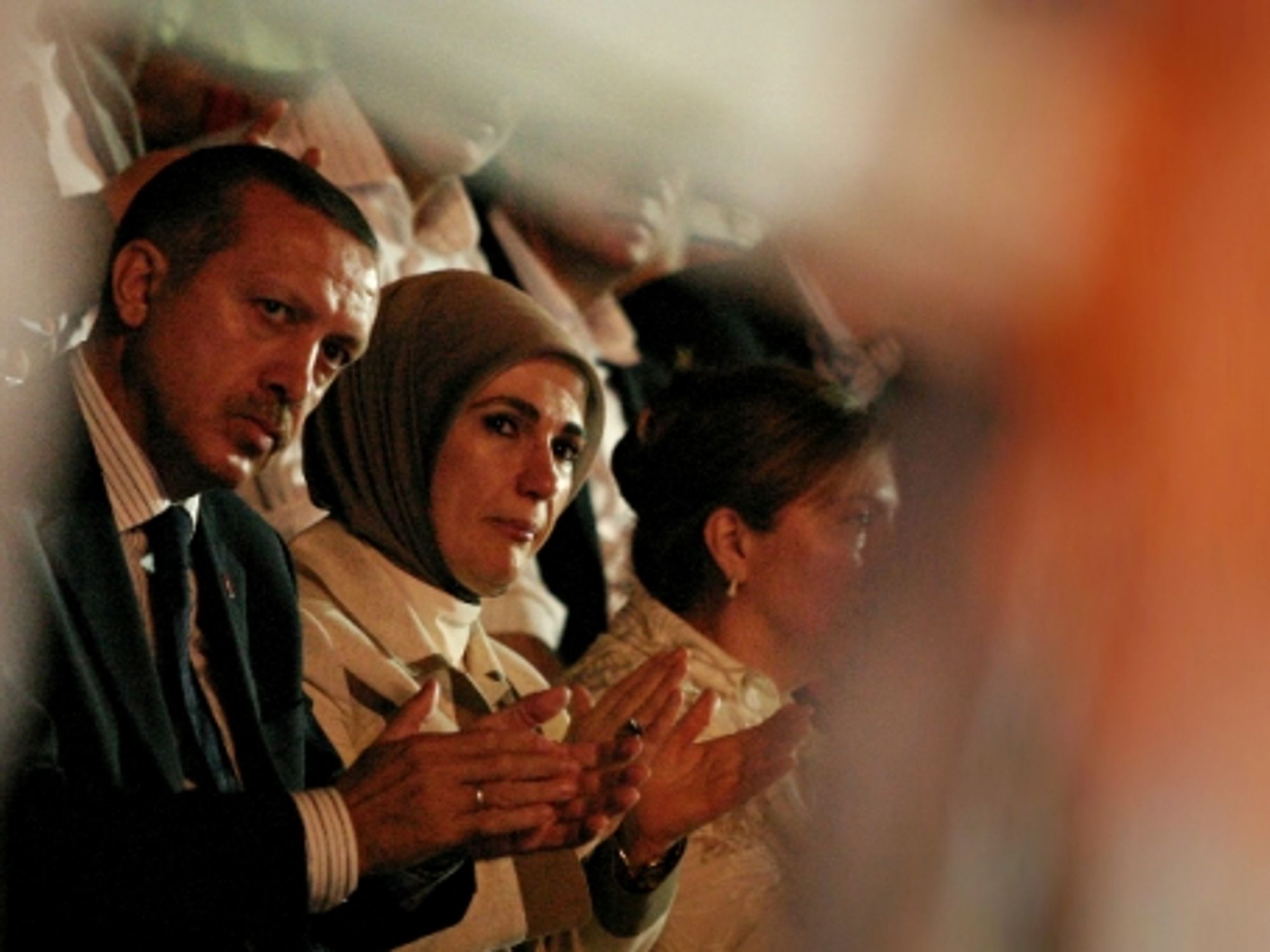 Turkish President Recep Tayyip Erdogan and his wife Emine in Istanbul
